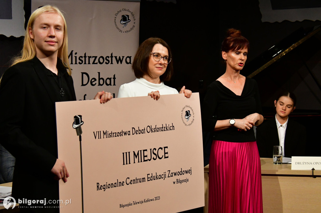 Finał VII MIstrzostw Debat Oksfordzkich w Biłgoraju