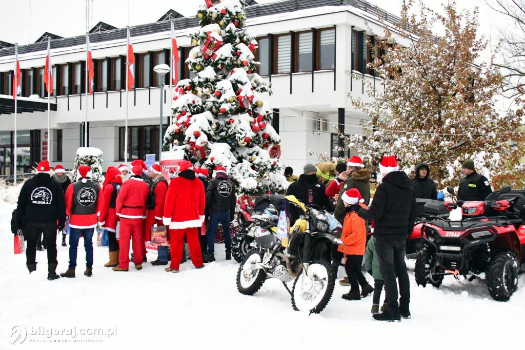 Motomikołaje nie zawiedli. Prezenty trafiły do dzieci