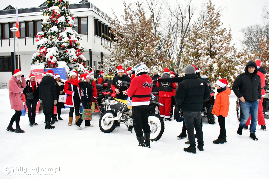 Motomikołaje nie zawiedli. Prezenty trafiły do dzieci