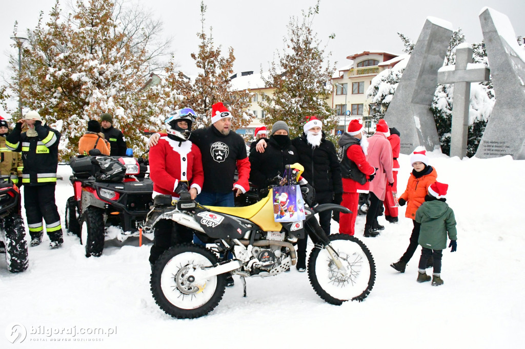 Motomikołaje nie zawiedli. Prezenty trafiły do dzieci