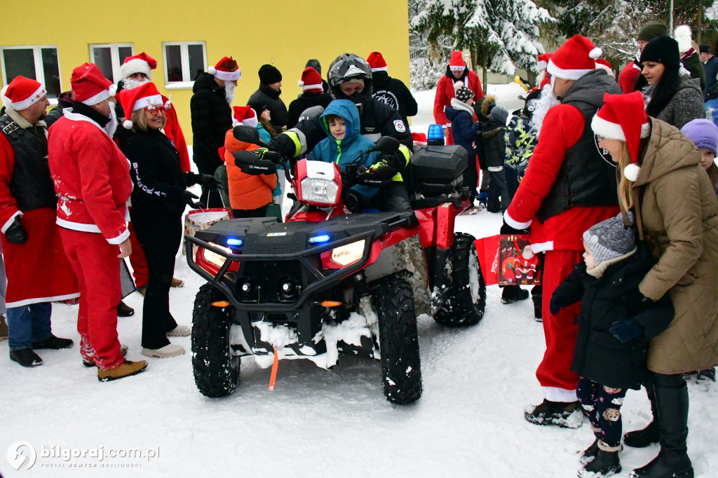 Motomikołaje nie zawiedli. Prezenty trafiły do dzieci