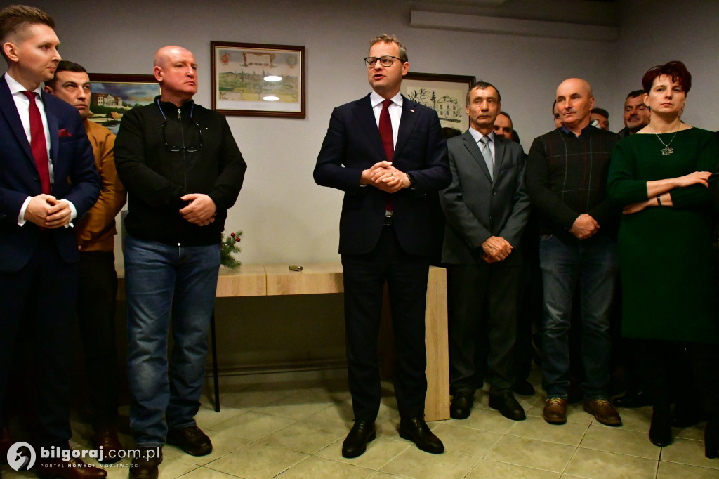 Poseł Marcin Romanowski otworzył biuro w Biłgoraju. Kto uczestniczył w uroczystości?