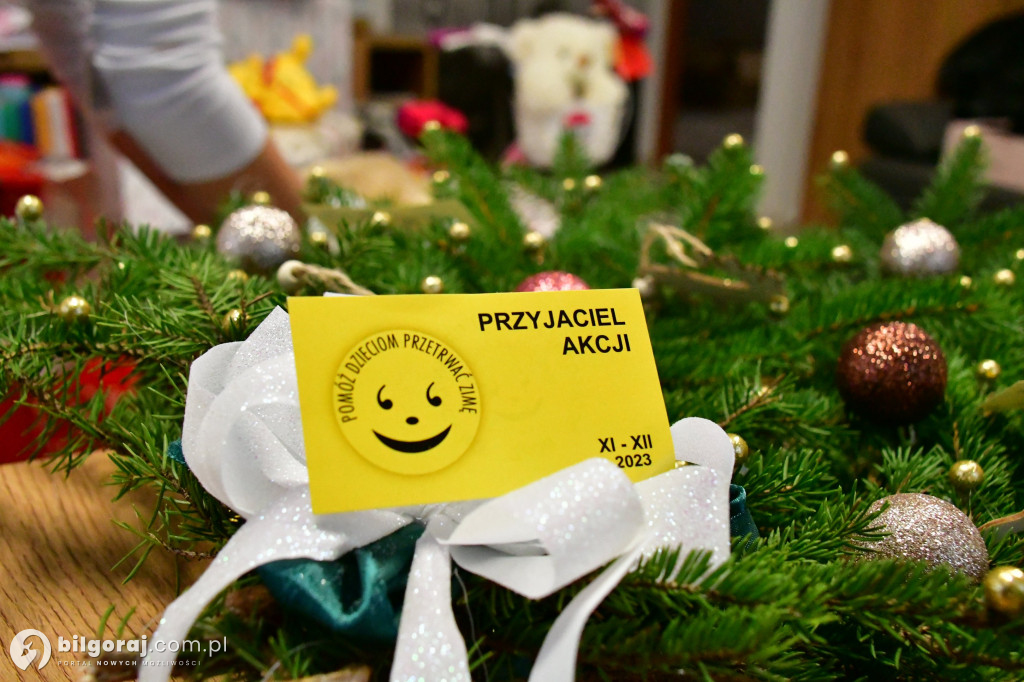 Prezenty z Biłgoraja dla dzieci z Domu Dziecka