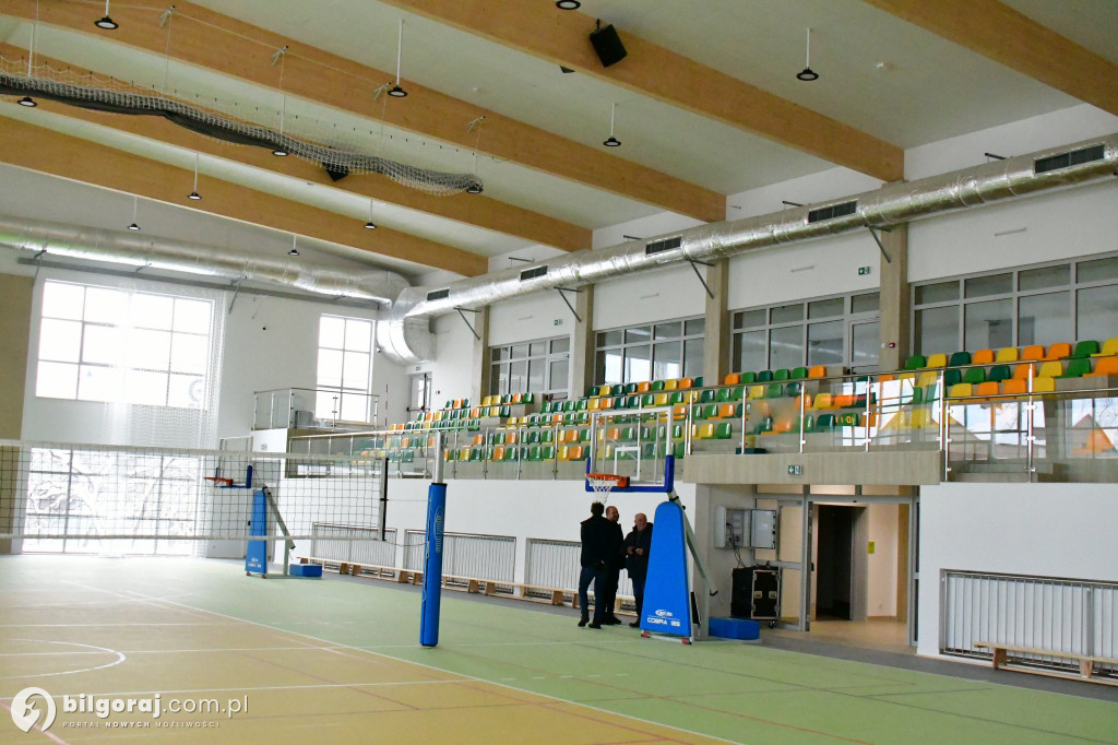 Odbiór techniczny hali sportowej przy 