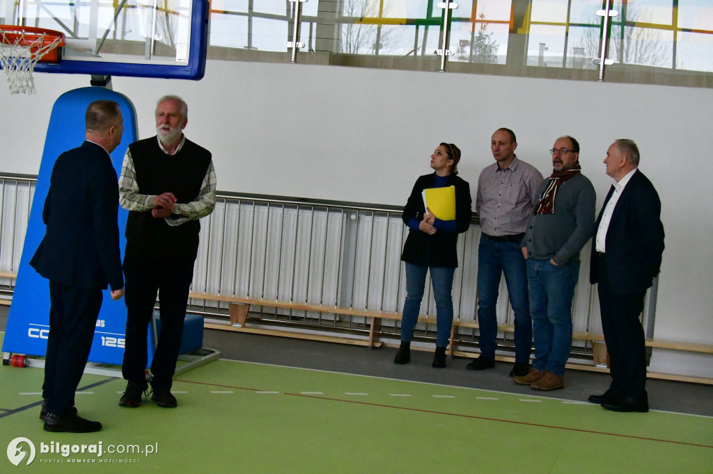 Odbiór techniczny hali sportowej przy 