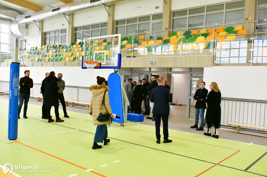 Odbiór techniczny hali sportowej przy 