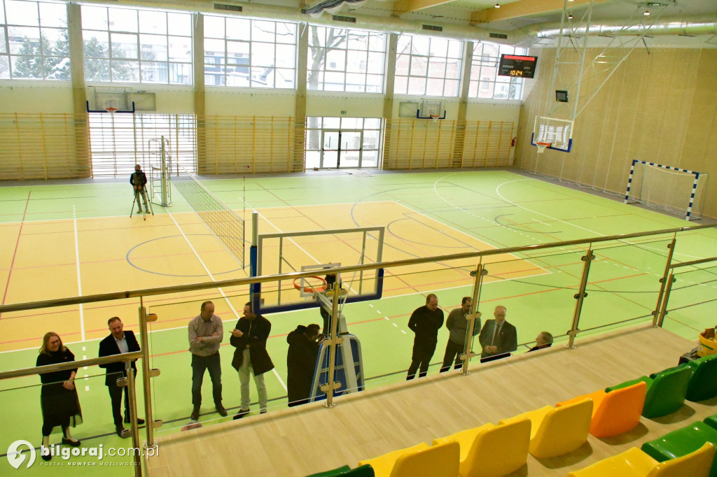 Odbiór techniczny hali sportowej przy 