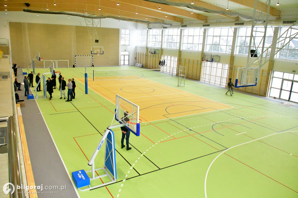 Odbiór techniczny hali sportowej przy 