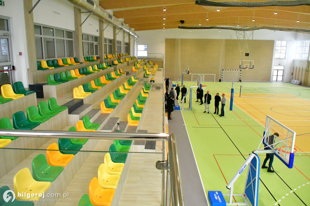 Odbiór techniczny hali sportowej przy 