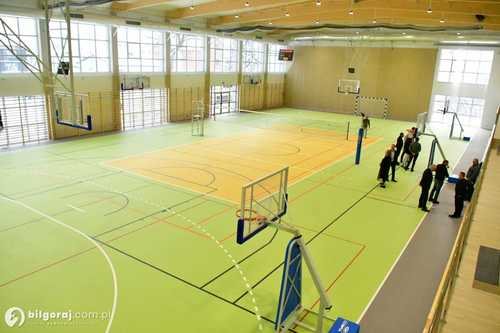 Odbiór techniczny hali sportowej przy 