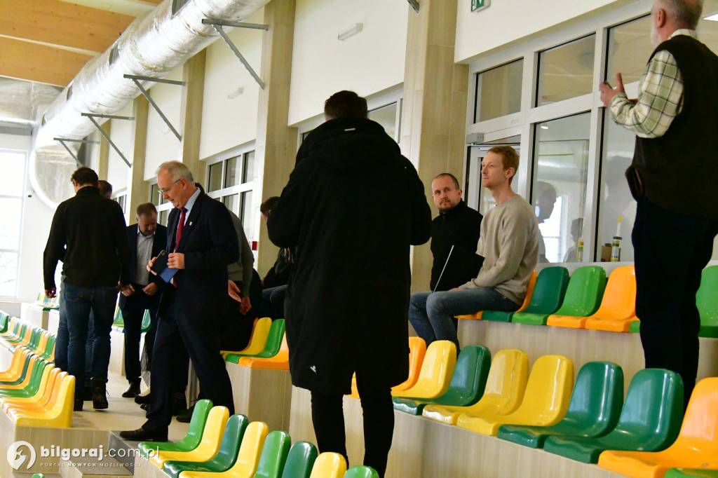 Odbiór techniczny hali sportowej przy 