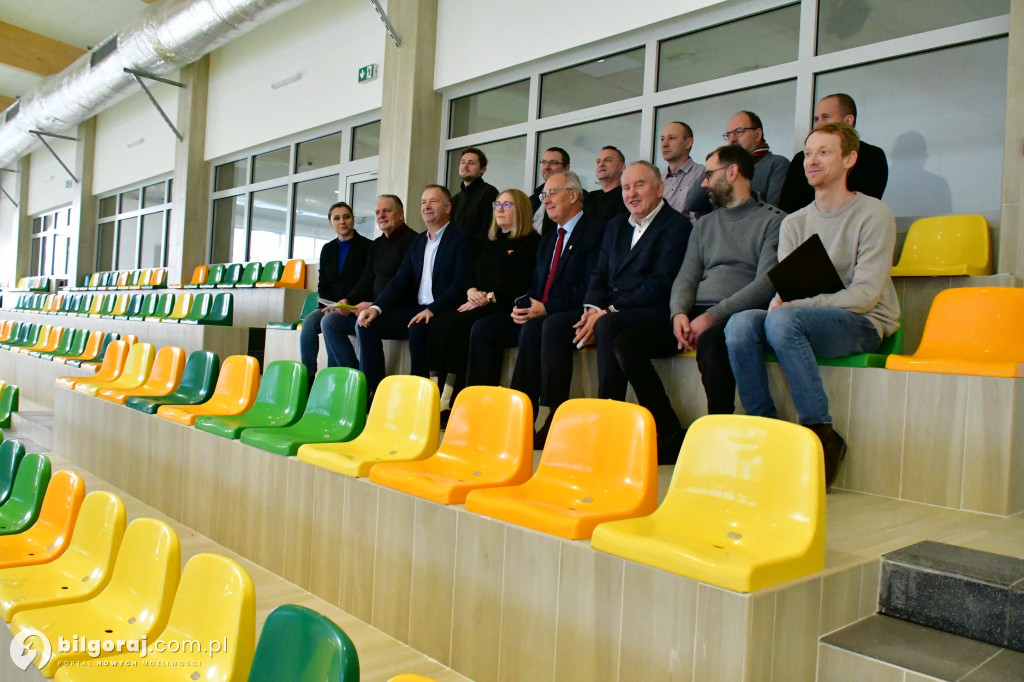Odbiór techniczny hali sportowej przy 
