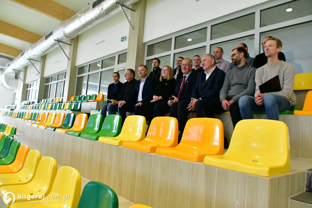 Odbiór techniczny hali sportowej przy 