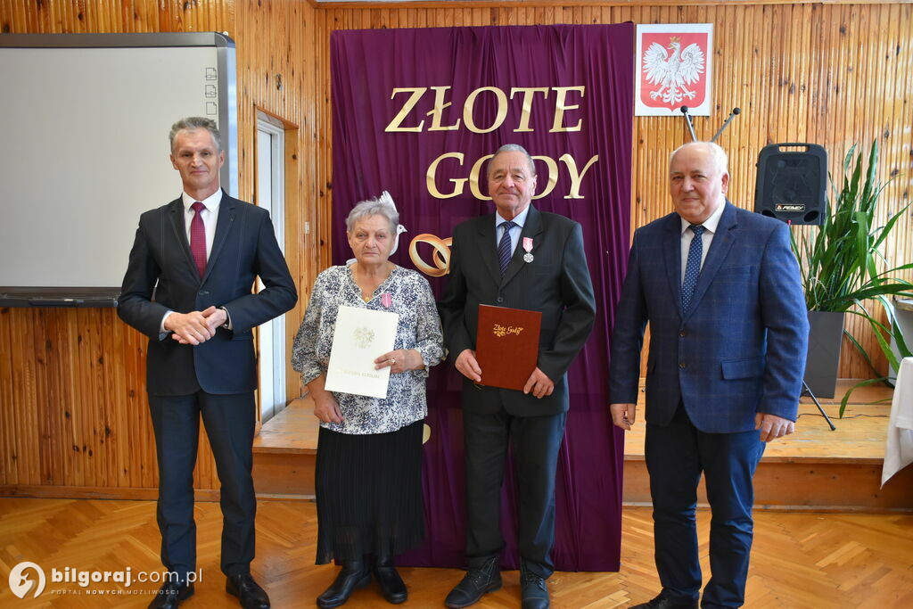 Jubileusz 50-lecia pożycia małżeńskiego. Złote Gidy w Potoku Górnym