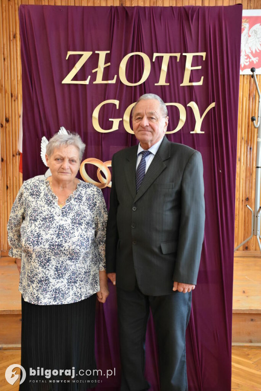 Jubileusz 50-lecia pożycia małżeńskiego. Złote Gidy w Potoku Górnym