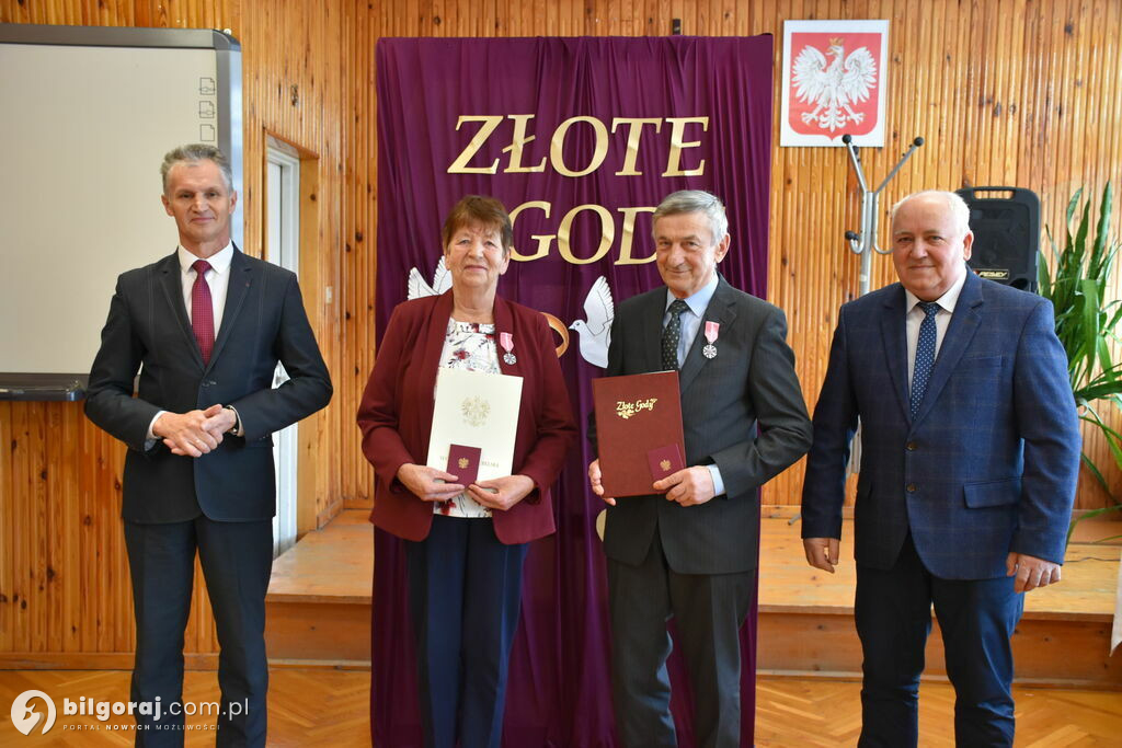 Jubileusz 50-lecia pożycia małżeńskiego. Złote Gidy w Potoku Górnym