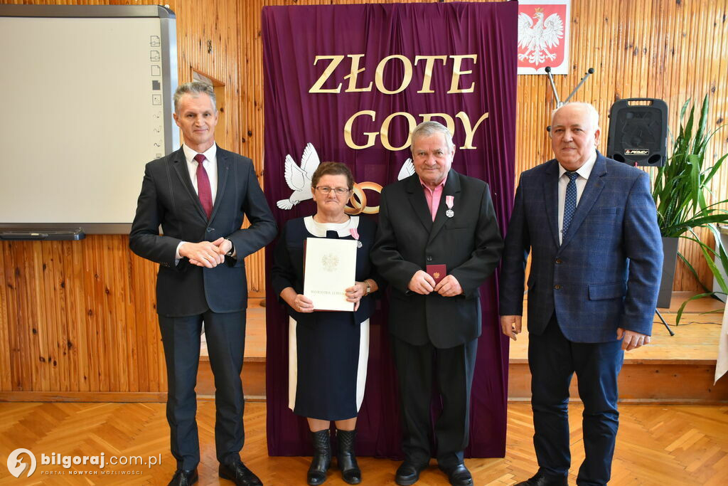 Jubileusz 50-lecia pożycia małżeńskiego. Złote Gidy w Potoku Górnym