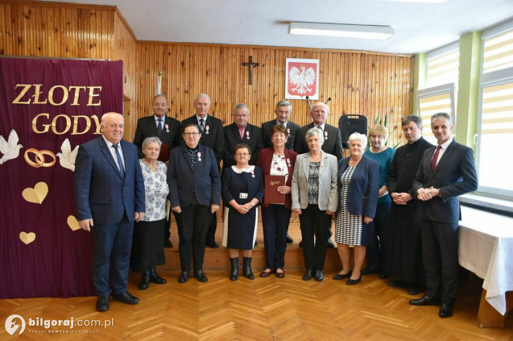 Jubileusz 50-lecia pożycia małżeńskiego. Złote Gidy w Potoku Górnym