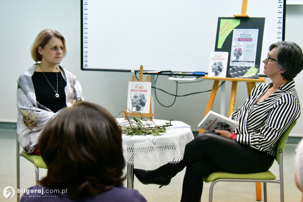 To nie nasza wina. Spotkanie autorskie w Bibliotece Pedagogicznej w Biłgoraju