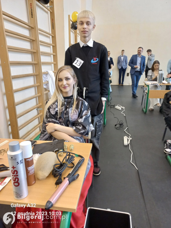 Fryzjerzy na medla z ZSZiO w Biłgoraju