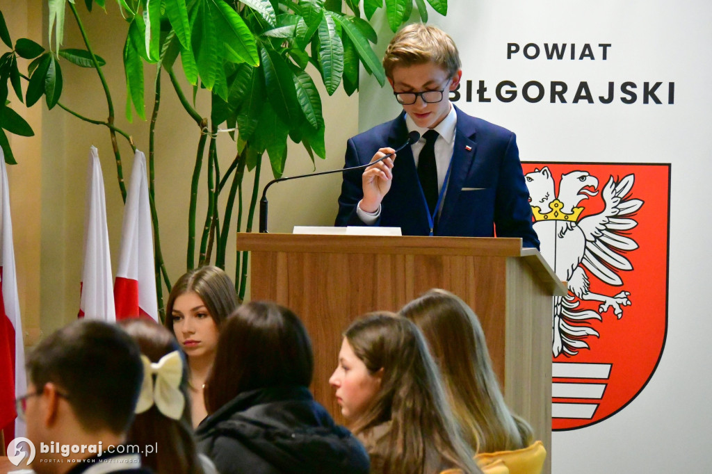 Spotkanie opłatkowe Młodzieżowej Rady Powiatu