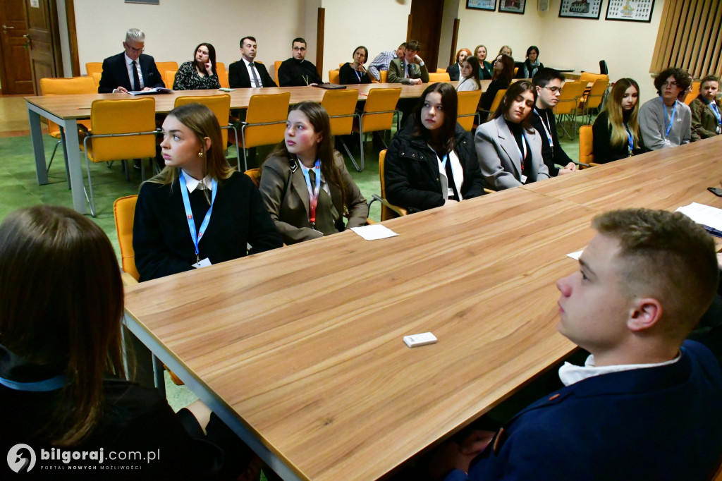 Spotkanie opłatkowe Młodzieżowej Rady Powiatu