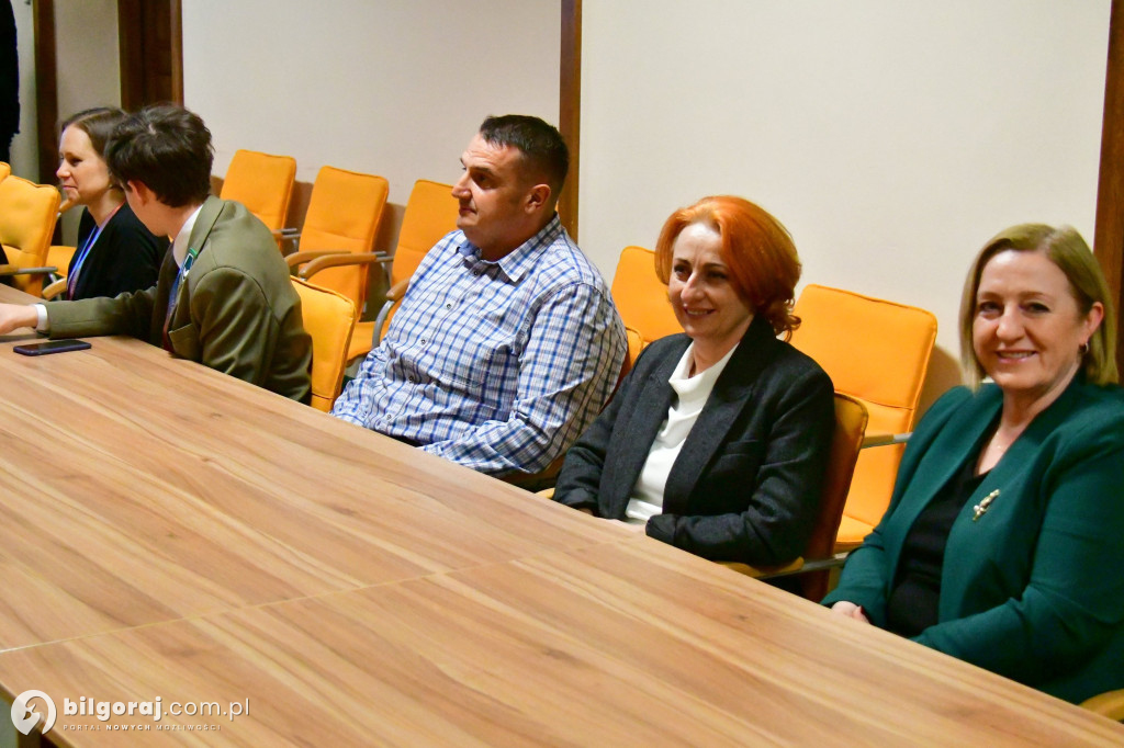 Spotkanie opłatkowe Młodzieżowej Rady Powiatu