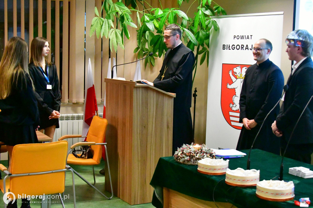 Spotkanie opłatkowe Młodzieżowej Rady Powiatu