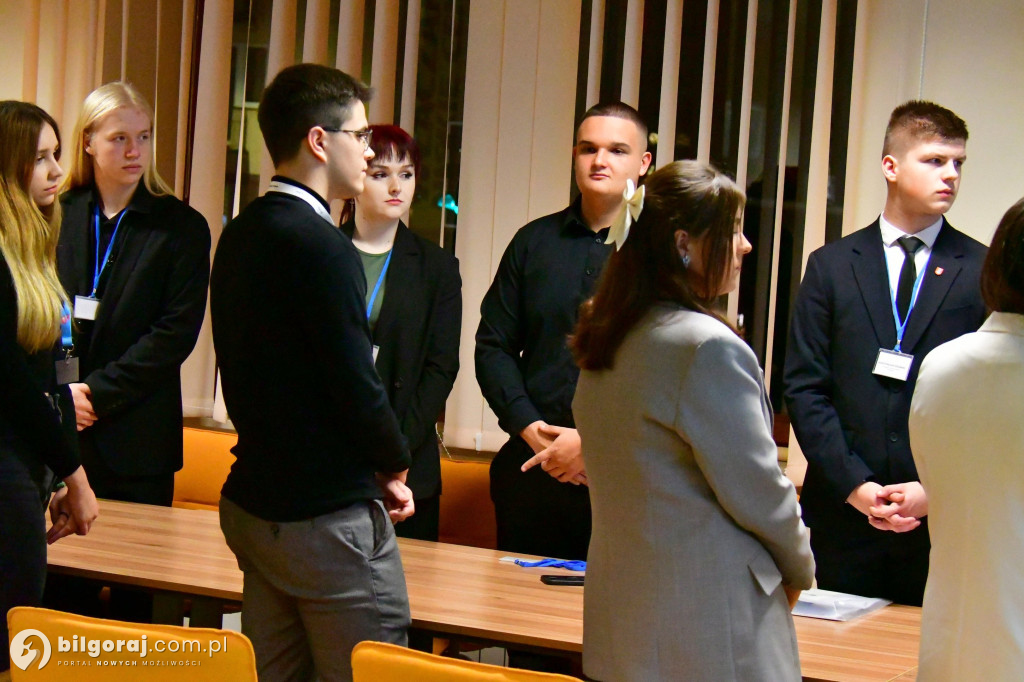 Spotkanie opłatkowe Młodzieżowej Rady Powiatu