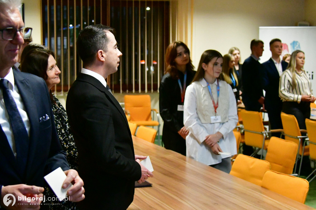 Spotkanie opłatkowe Młodzieżowej Rady Powiatu