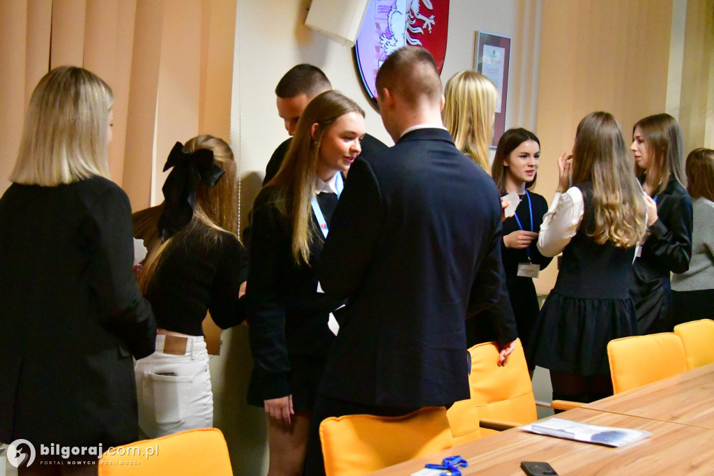 Spotkanie opłatkowe Młodzieżowej Rady Powiatu