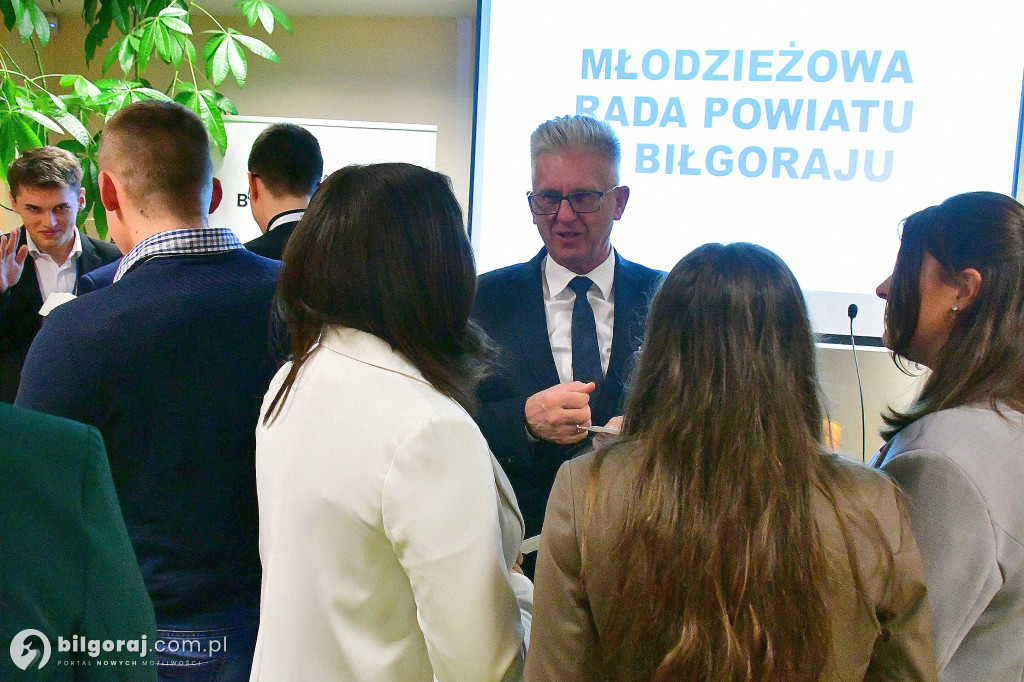 Spotkanie opłatkowe Młodzieżowej Rady Powiatu
