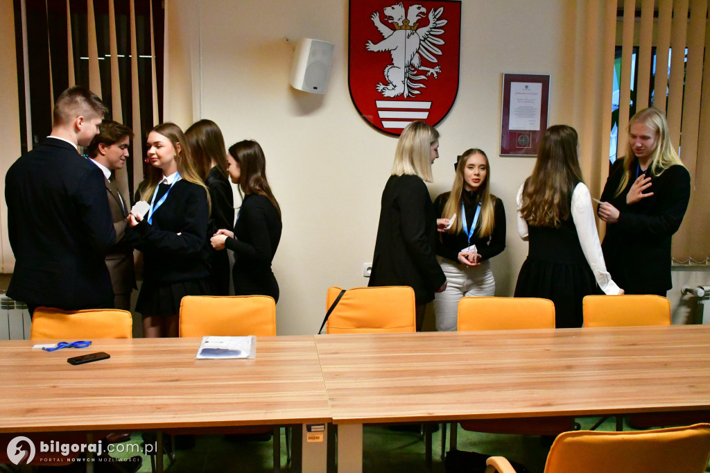 Spotkanie opłatkowe Młodzieżowej Rady Powiatu