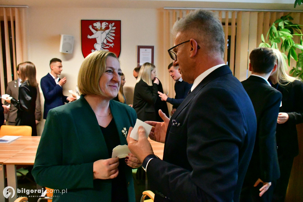 Spotkanie opłatkowe Młodzieżowej Rady Powiatu