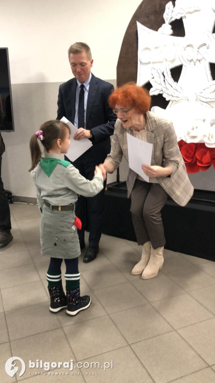 Harcerskie pieśni w ZSZiO w Biłgoraju
