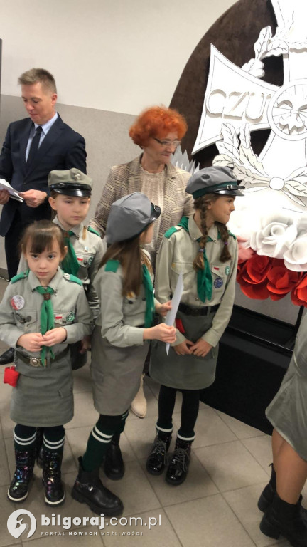 Harcerskie pieśni w ZSZiO w Biłgoraju