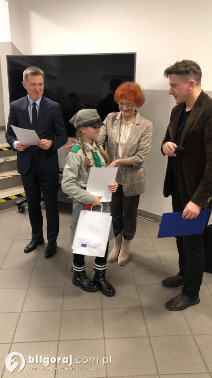 Harcerskie pieśni w ZSZiO w Biłgoraju
