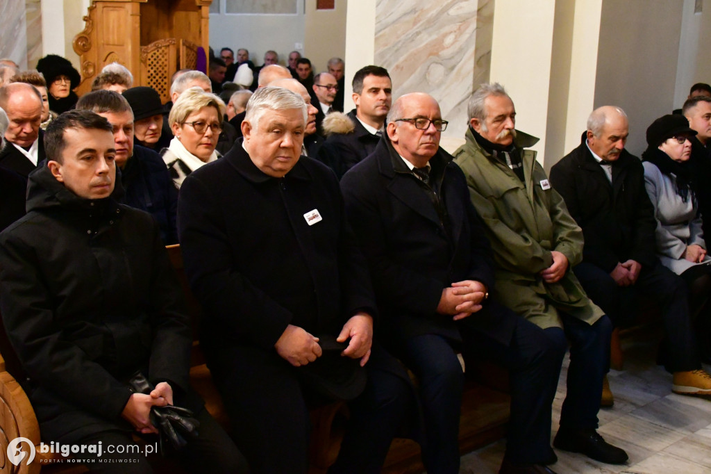 Tarnogród. Upamiętnienie górnika Krzysztofa Gizy