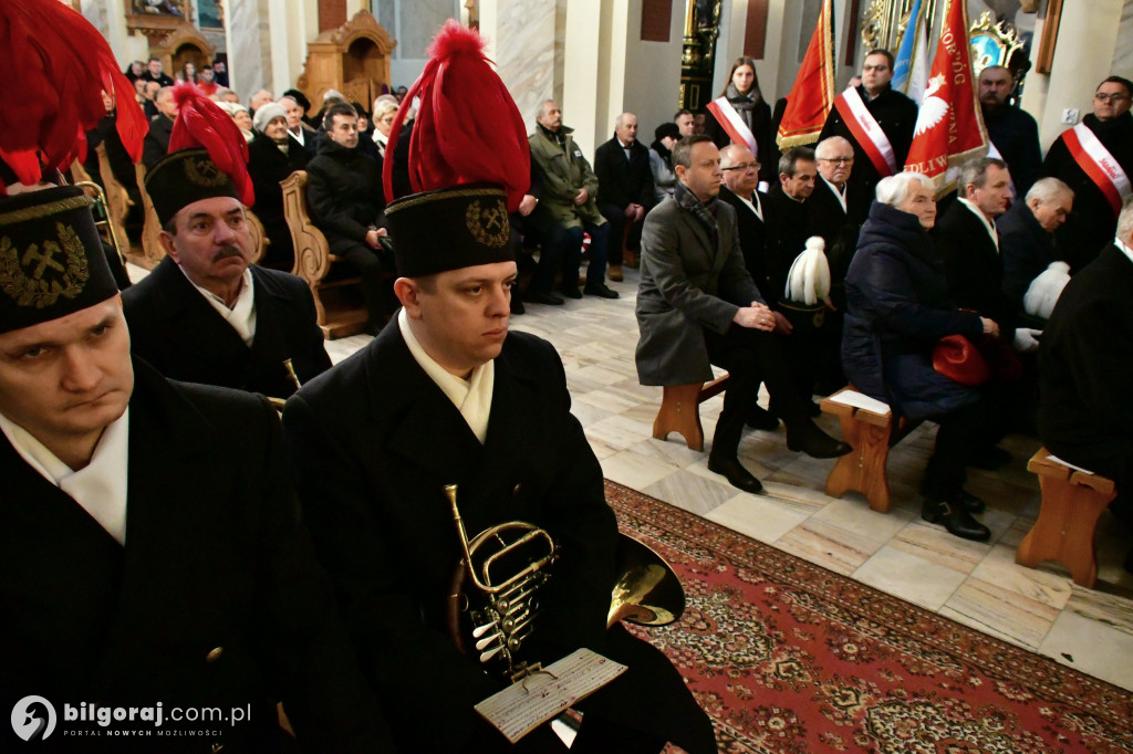Tarnogród. Upamiętnienie górnika Krzysztofa Gizy
