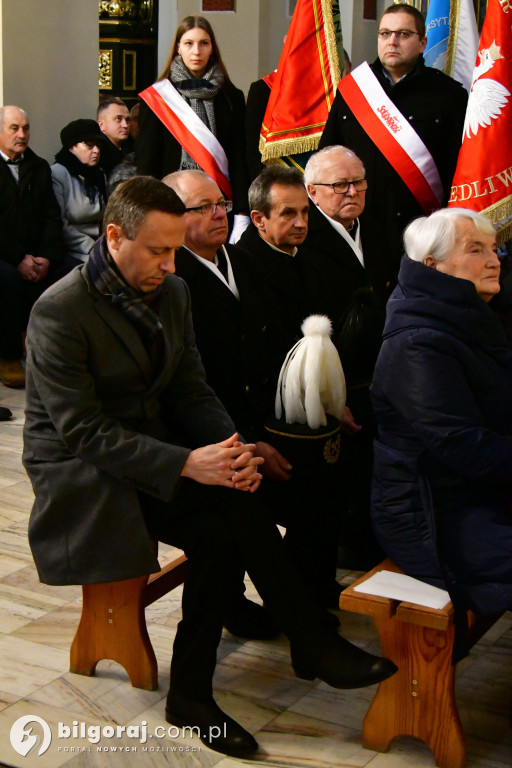 Tarnogród. Upamiętnienie górnika Krzysztofa Gizy