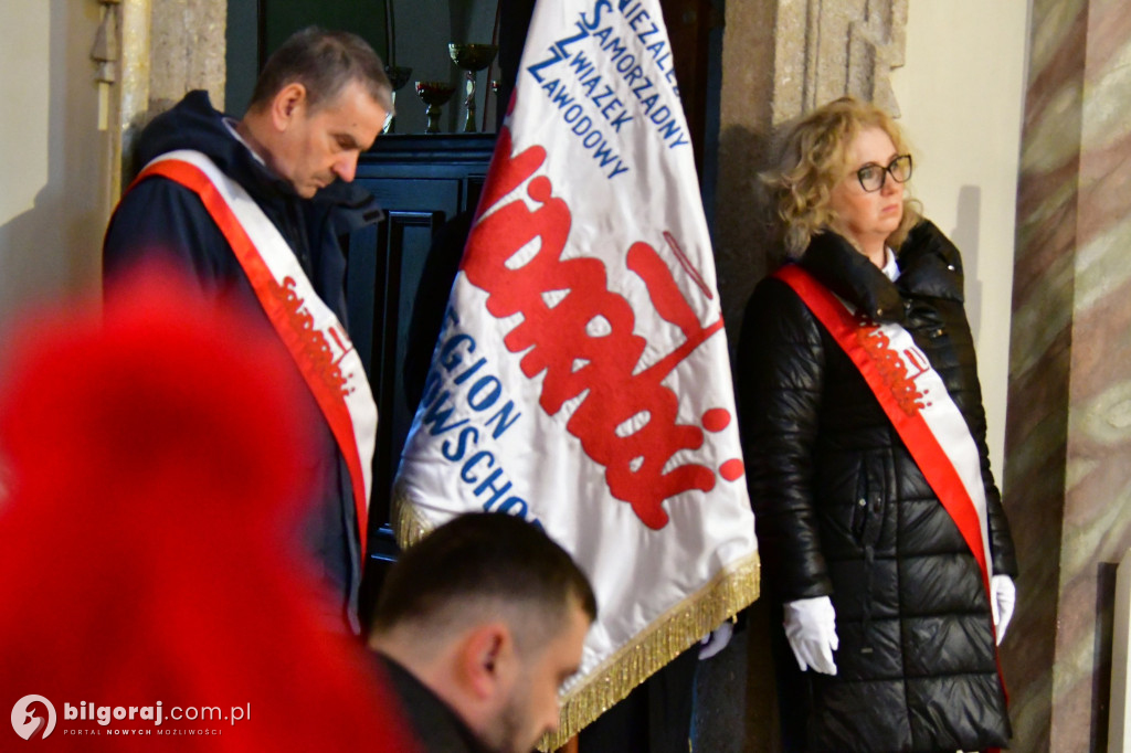 Tarnogród. Upamiętnienie górnika Krzysztofa Gizy