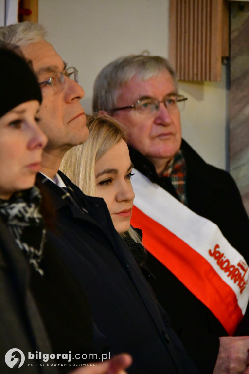 Tarnogród. Upamiętnienie górnika Krzysztofa Gizy