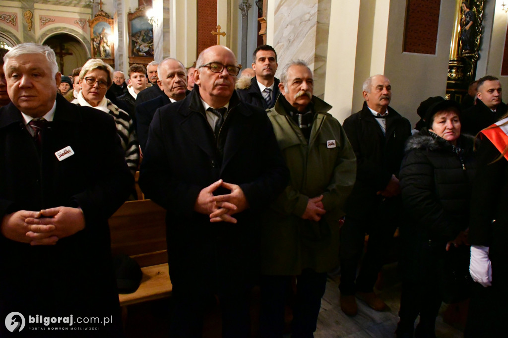 Tarnogród. Upamiętnienie górnika Krzysztofa Gizy