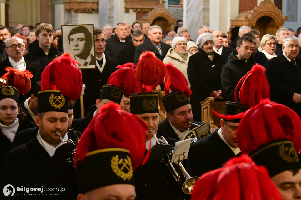 Tarnogród. Upamiętnienie górnika Krzysztofa Gizy