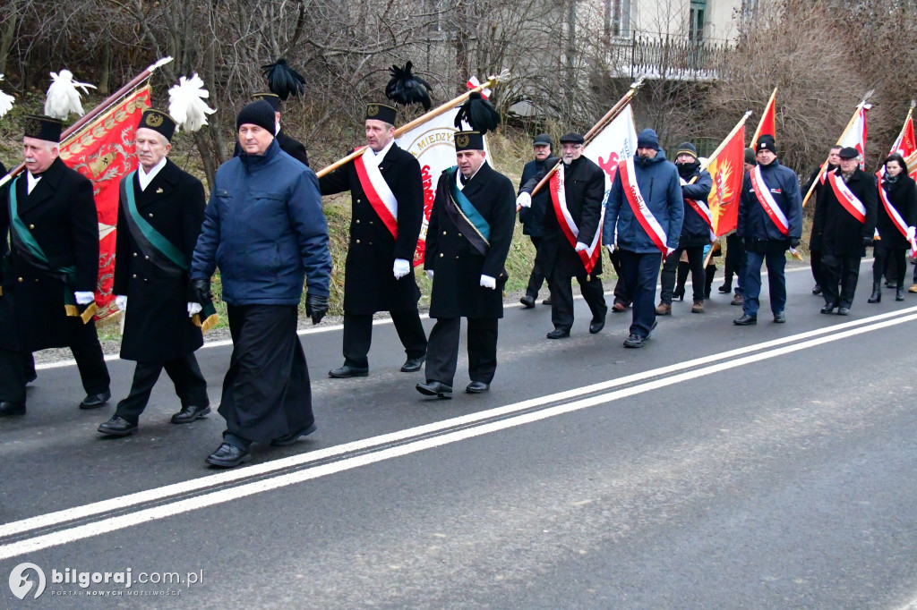 Tarnogród. Upamiętnienie górnika Krzysztofa Gizy