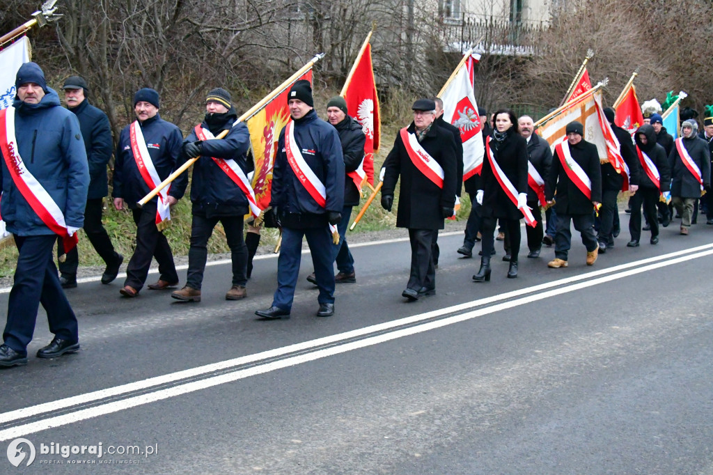 Tarnogród. Upamiętnienie górnika Krzysztofa Gizy