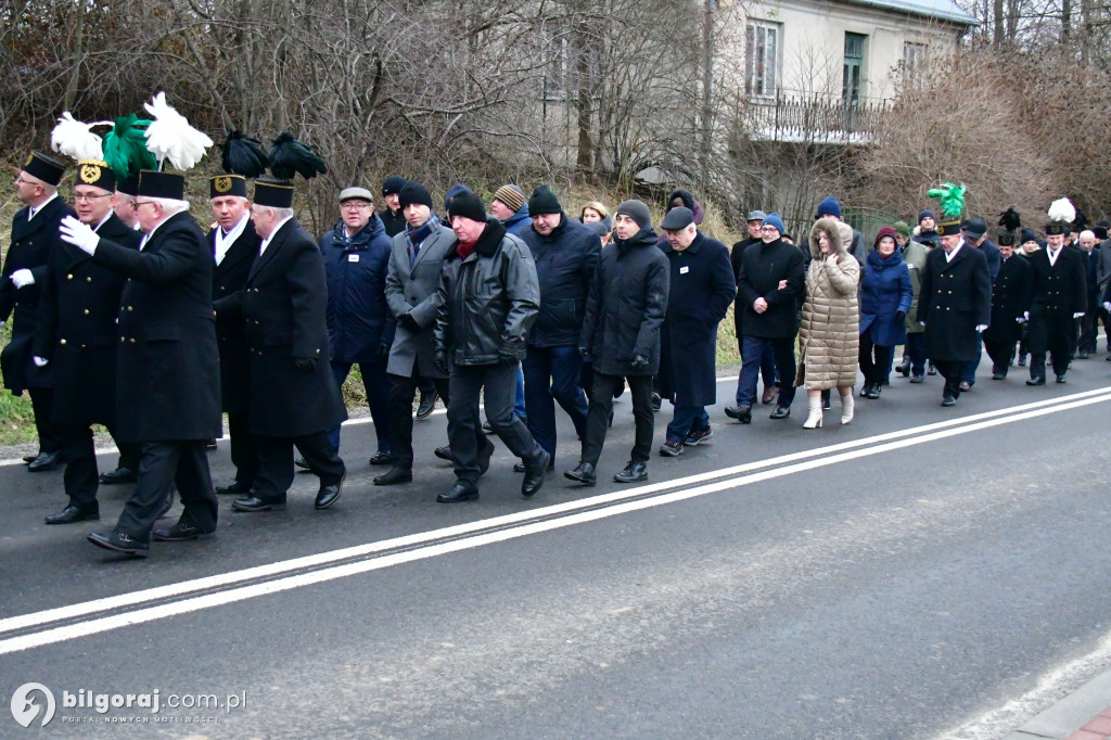 Tarnogród. Upamiętnienie górnika Krzysztofa Gizy