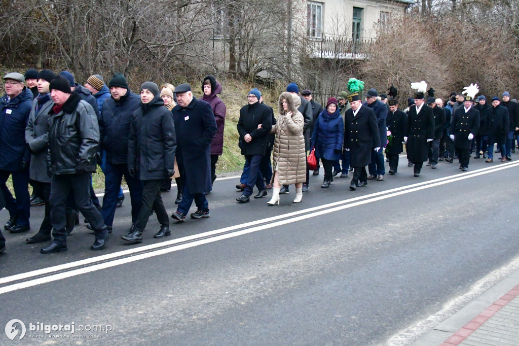Tarnogród. Upamiętnienie górnika Krzysztofa Gizy