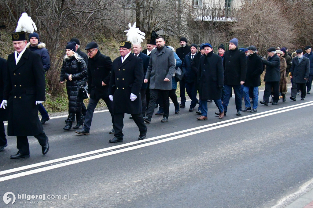 Tarnogród. Upamiętnienie górnika Krzysztofa Gizy