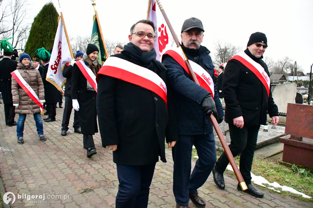 Tarnogród. Upamiętnienie górnika Krzysztofa Gizy